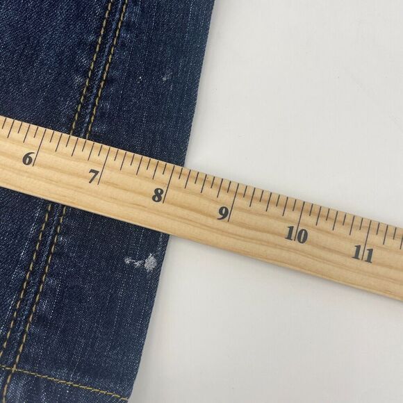 Silver Jeans Women 28 Blue Denim Mid-Rise Hipster 5-Pockets Straight Leg Zip Fly - Picture 9 of 14